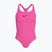 Strój pływacki jednoczęściowy dziecięcy Nike Essential Racerback hyber pink