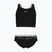 Strój pływacki dwuczęściowy dziecięcy Nike Logo Tape Crossback Midkini black