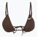 Góra od stroju pływackiego Nike Essential Triangle Bikini baroque brown