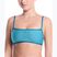 Góra od stroju pływackiego Nike Ripple Texture Bralette Classic Bikini bleached turquoise