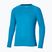 Longsleeve do biegania męski Mizuno Active Dryaeroflow blue jewel