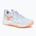 Buty do siatkówki damskie Mizuno Wave Momentum Pro blue finch/lava orange/flamingo coral