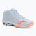 Buty do siatkówki damskie Mizuno Wave Lightning Pro Mid blue finch/lava orange/flamingo coral