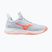 Buty do siatkówki damskie Mizuno Wave Luminous Elite blue finch/lava orange/flamingo coral