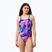 Strój pływacki jednoczęściowy damski Speedo FL Printed Turnback brushy glitch/hope
