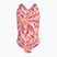 Strój kąpielowy jednoczęściowy dziecięcy Nike Spiderback desert pink