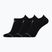 Skarpety męskie CR7 Footies 3 pary black