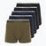Bokserki męskie CR7 Basic Trunk 5 par 2420 multicolor