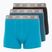 Bokserki męskie CR7 Basic Trunk 3 pary black/ green/ light green