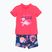 Koszulka + szorty do pływania dziecięce Color Kids Set diva/pink