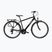 Rower trekkingowy męski KROSS Trans 1.0 czarny/srebrny/połysk