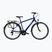Rower trekkingowy męski KROSS Trans 1.0 granatowy/srebrny/połysk
