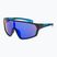 Okulary przeciwsłoneczne dziecięce GOG Flint matt neon blue/black/polychromatic blue