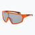 Okulary przeciwsłoneczne dziecięce GOG Flint matt neon orange/black reflex silver
