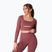 Longsleeve treningowy damski Carpatree Dopamine Buzz Seamless rose/brown