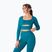 Longsleeve treningowy damski Carpatree Dopamine Buzz Seamless petrol green