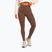 Legginsy treningowe damskie Octagon Legion Ribber brown