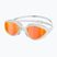 Okulary do pływania BuddySwim OzeanX Mirror white/orange