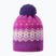 Czapka zimowa dziecięca Reima Pohjoinen plum purple