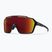 Okulary przeciwsłoneczne Smith Shift XL MAG black/chromapop red mirror/clear