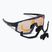 Okulary przeciwsłoneczne Bliz Vision Nano Optics Nordic Light matt black/light coral/orange blue