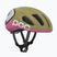 Kask rowerowy POC Amidal olivine green matt/thulite pink matt