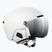 Kask narciarski POC Obex Visor Hydrogen white matt/clarity u/partly sunny/silver