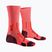 Skarpety męskie X-Socks Trailrun Perform Crew fluo red/namib red