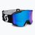 Gogle narciarskie SCOTT Shield mineral black/white/amp iluminator blue chrome