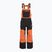 Spodnie snowboardowe męskie ThirtyTwo Basement Bib black/orange