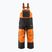 Spodnie snowboardowe męskie ThirtyTwo Basement Bib black/orange