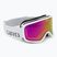 Gogle narciarskie dziecięce Giro Stomp white wordmark/amber pink