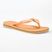 Japonki Havaianas Brasil Logo peach