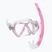 Zestaw do snorkelingu dziecięcy Mares Combo Zephir Junior pink/clear
