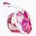 Maska pełnotwarzowa do snorkelingu SEAC Magica white/pink