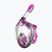 Maska pełnotwarzowa do snorkelingu dziecięca SEAC Magica black silicone/pink