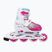 Rolki dziecięce Roces Jokey X Girl white/pink
