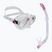 Zestaw do snorkelingu dziecięcy Cressi Marea Junior + Top clear/pink