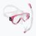Zestaw do snorkelingu dziecięcy Cressi Ondina Jr + Top clear/pink