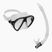 Zestaw do snorkelingu Cressi Ocean + Gamma clear/black