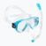 Zestaw do snorkelingu dziecięcy Cressi Ondina + Top clear/aquamarine