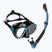 Zestaw do nurkowania Cressi Big Eyes Evolution + Alpha Ultra Dry black/blue