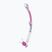 Fajka do nurkowania Cressi Corfu sil. clear/silver pink