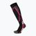 Skarpety narciarskie dziecięce Mico Medium Weight Warm Control Ski nero/fucsia