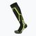 Skarpety narciarskie dziecięce Mico Medium Weight Warm Control Ski nero giallo fluo
