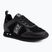 Buty EA7 Emporio Armani Black & White Suede triple black micropunch