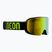 Gogle narciarskie Neon Light black/yellow/mirror gold