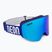 Gogle narciarskie Neon Light blue/royal/mirror blue