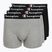 Bokserki męskie Champion Trunk Knit oxford grey melange/oxford grey melange/black