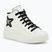 Buty juniorskie Geox Mikiroshi light ivory/black